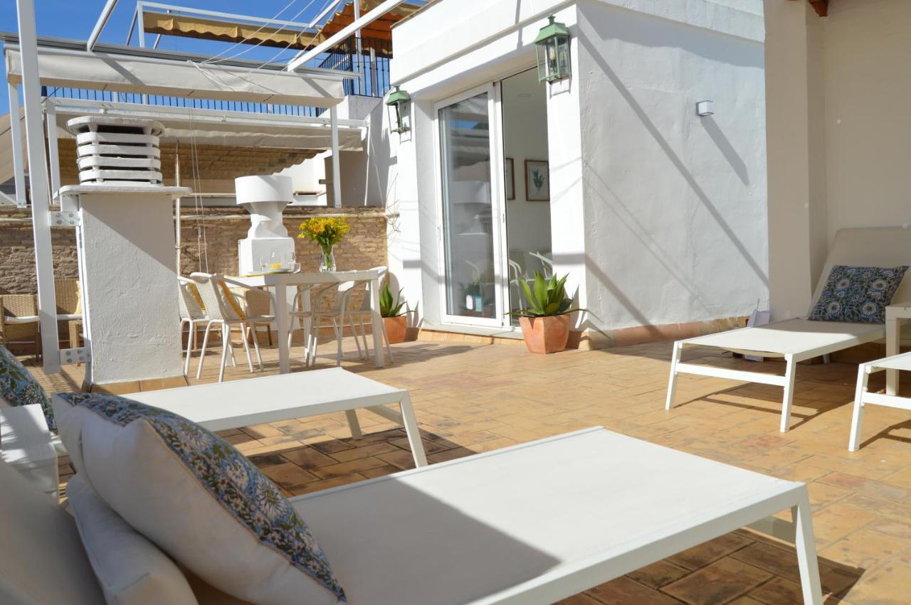 Isg Apartments Precioso Atico Con Terraza Privada En El Centro Sevilla Kültér fotó