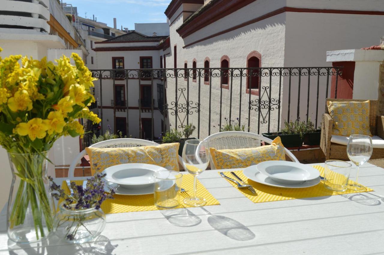 Isg Apartments Precioso Atico Con Terraza Privada En El Centro Sevilla Kültér fotó